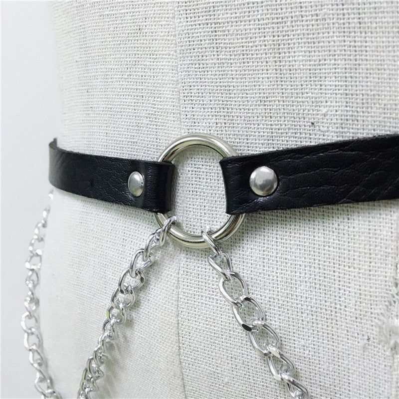 Chain Maid BDSM Belt Skirt