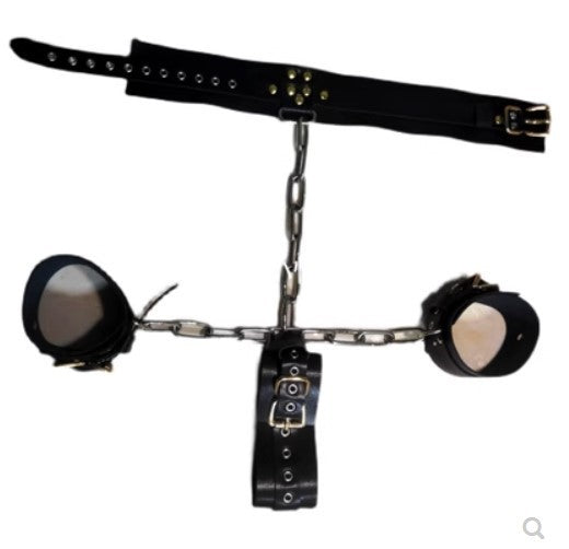 No Bounds BDSM Cuff & Collar Restraint Leather