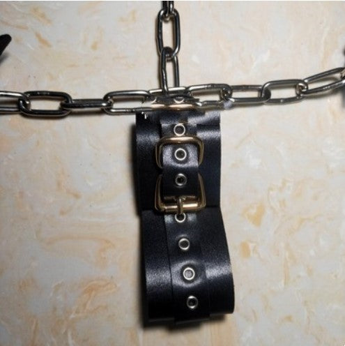 No Bounds BDSM Cuff & Collar Restraint Leather