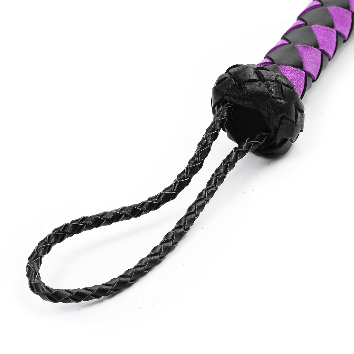 Velvet Twilight BDSM Whip Genuine Leather