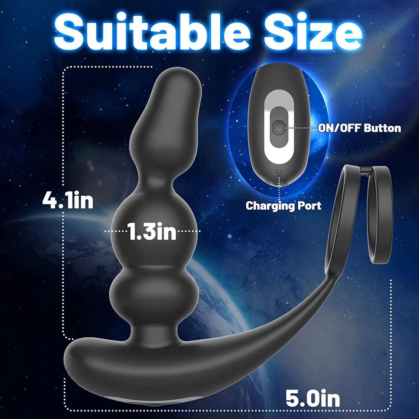 The Eclipse Wireless Rotating Prostate Massager