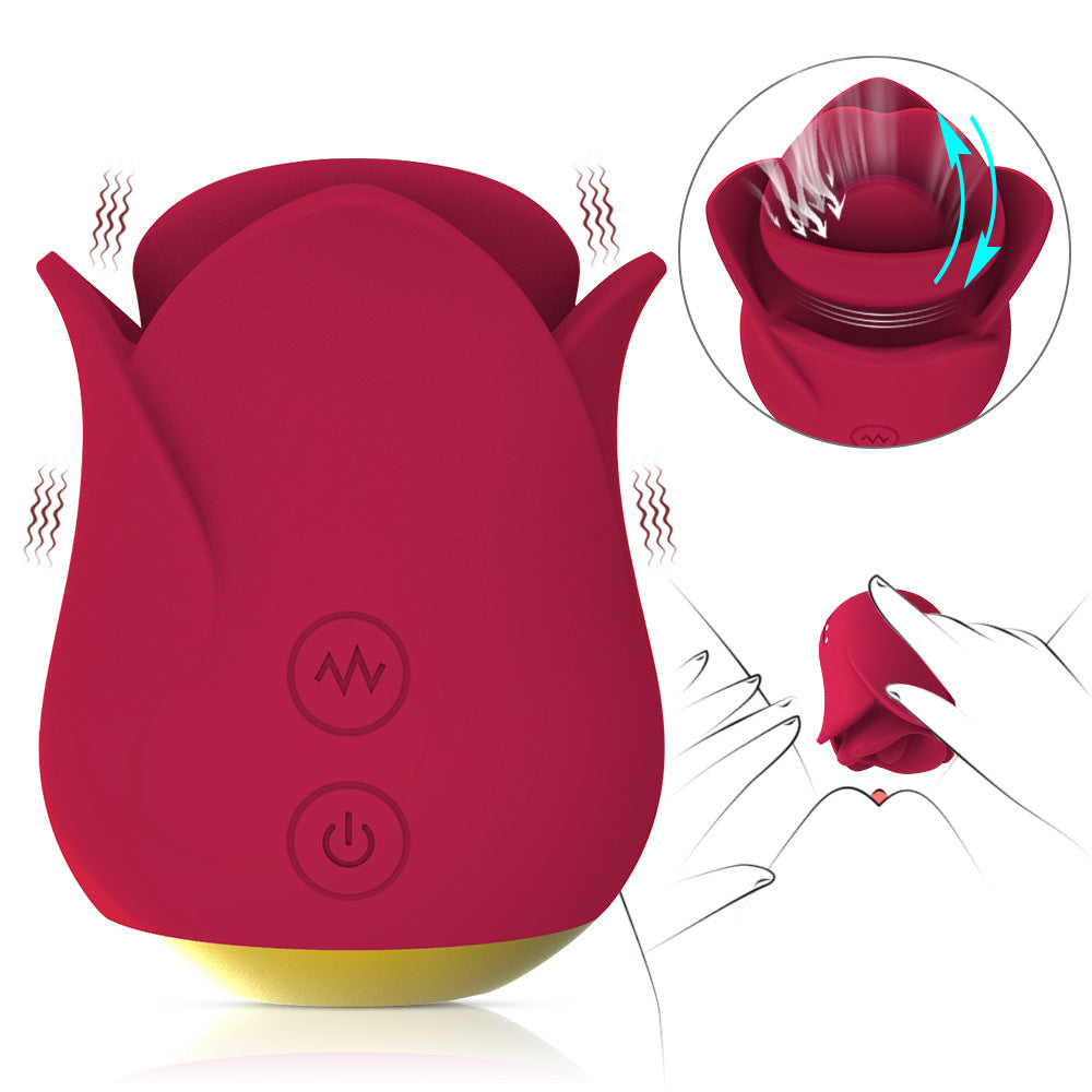 Sensuous Rose Lip Vibrator
