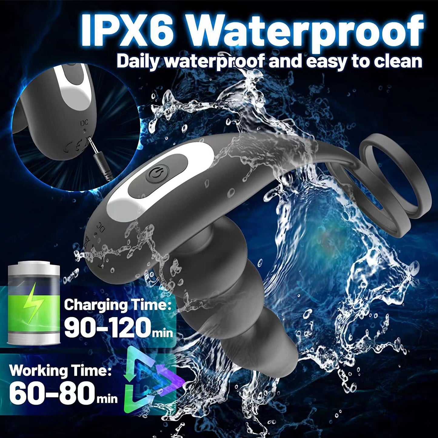 The Eclipse Wireless Rotating Prostate Massager